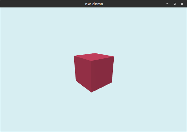 node-webkit demo window