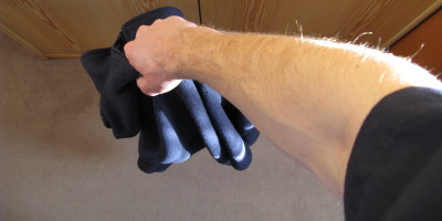 Runter mit der warmen Kleidung